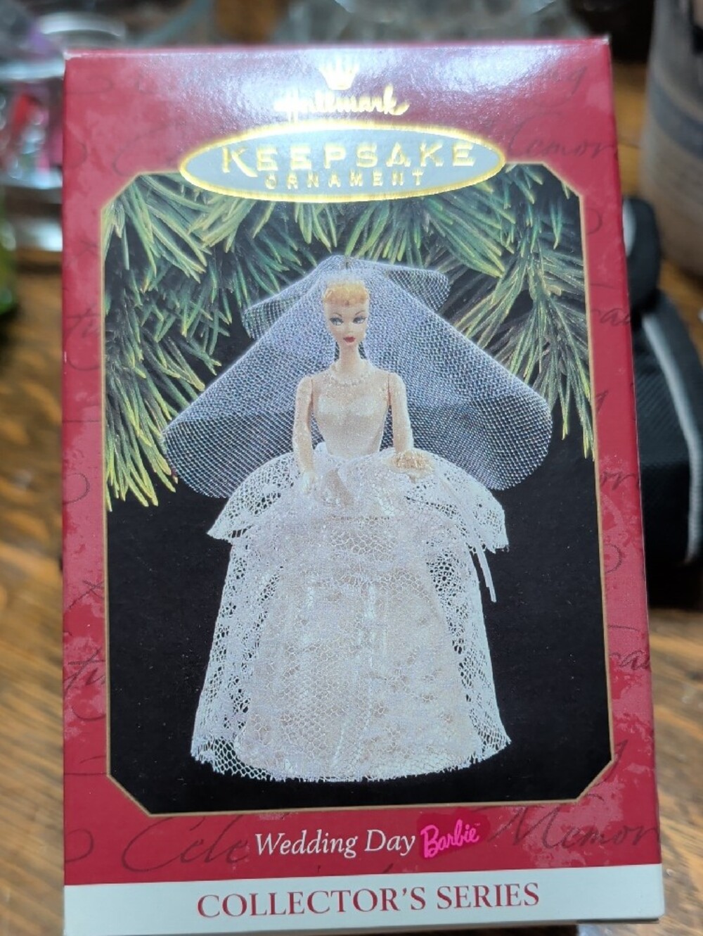 Hallmark Wedding Day Barbie Keepsake Ornament - White